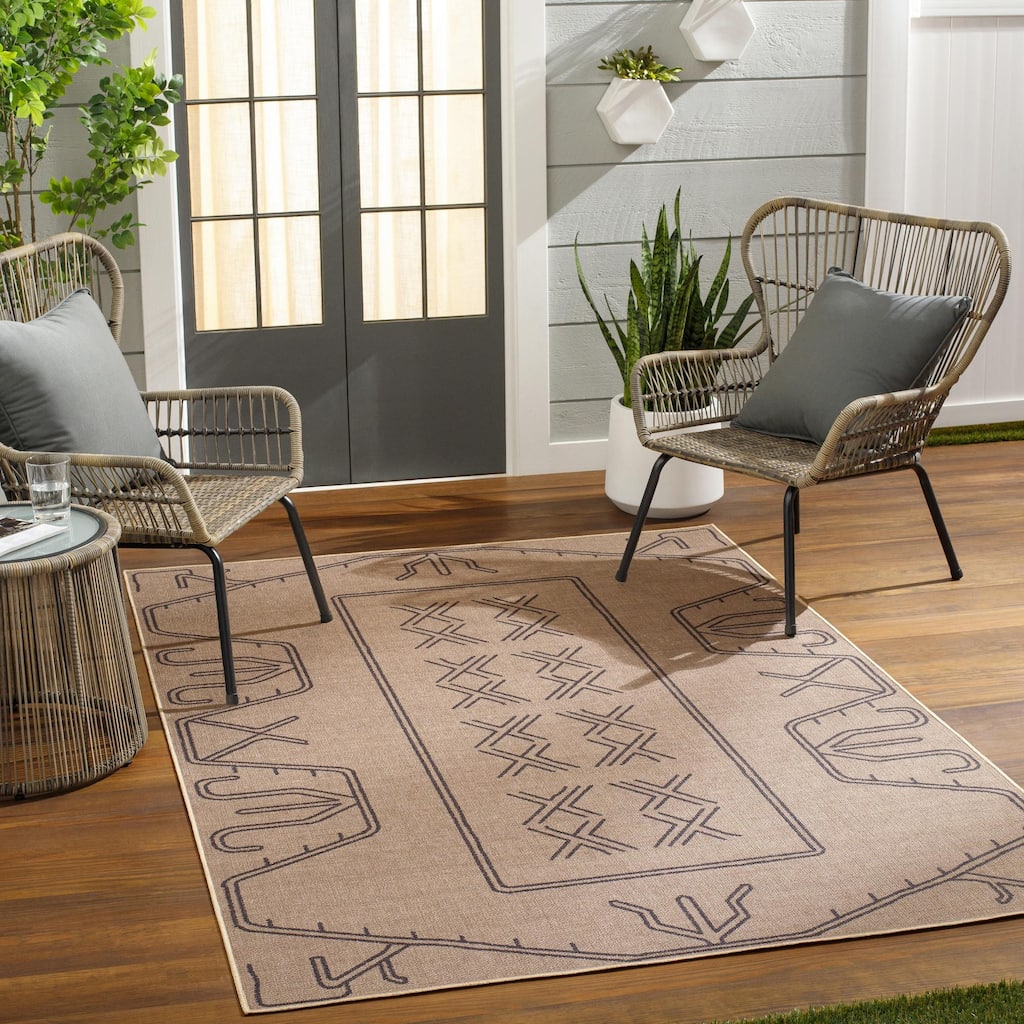 Sira Recycled Transitional Moroccan Washable Area Rug