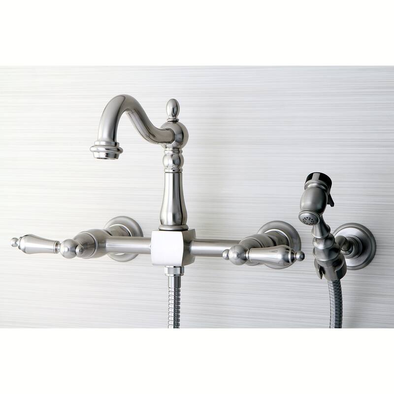 Kingston Brass Heritage Kitchen Faucet - Includes Sidespray