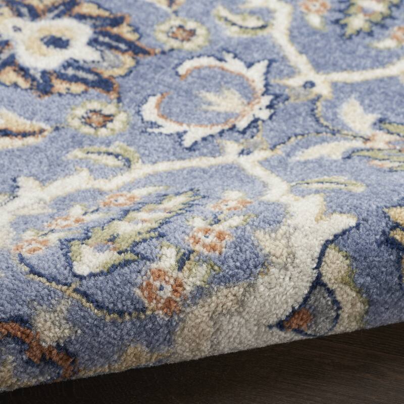 HomeRoots Floral Bohemian Rectangle Area Rug - 60.00 in. x 36.00 in. x 0.25 in.