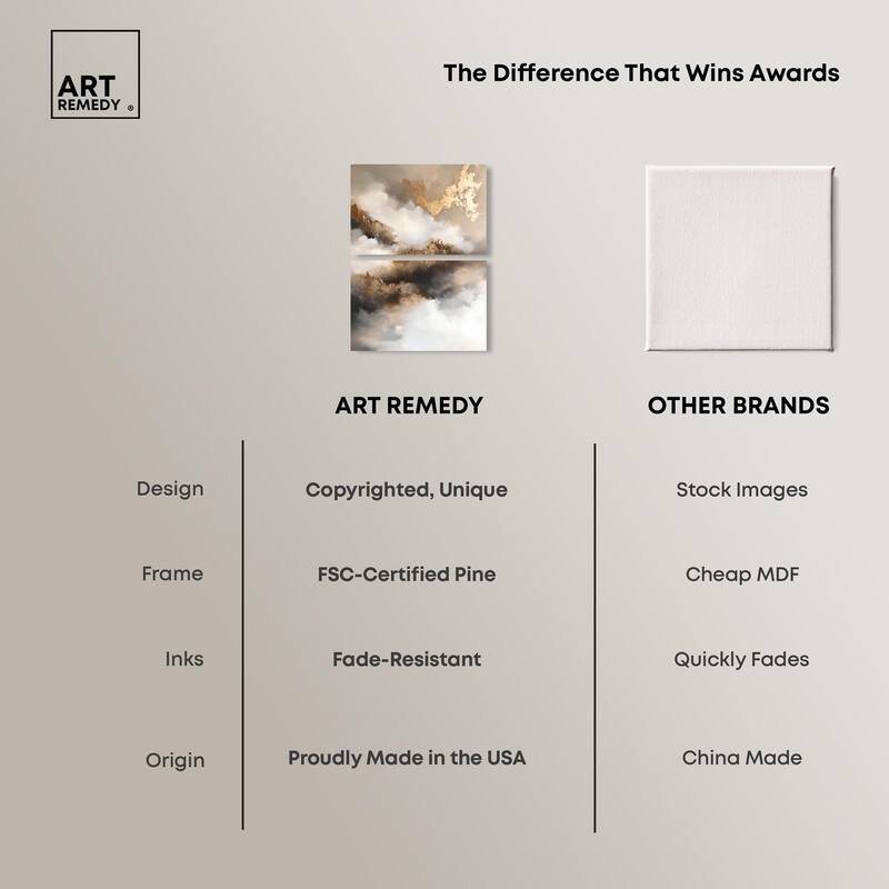 Celestialscape Canvas Set of 2 by Art Remedy, Gallery Wrapped