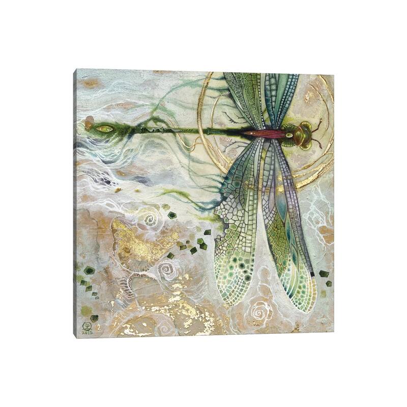 iCanvas "Damsel Fly II" by Stephanie Law Canvas Print