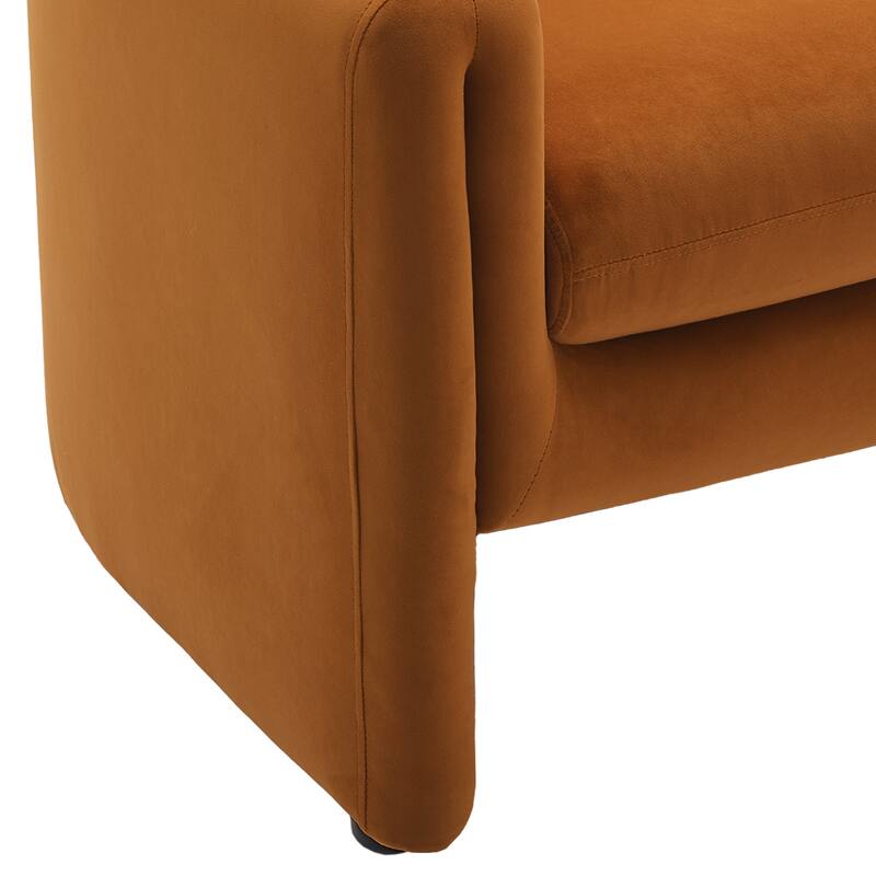 2 Set Modern Upholstered Barrel Accent Chair
