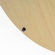 preview thumbnail 40 of 59, HomePop Round Storage Ottoman table with Wood Top