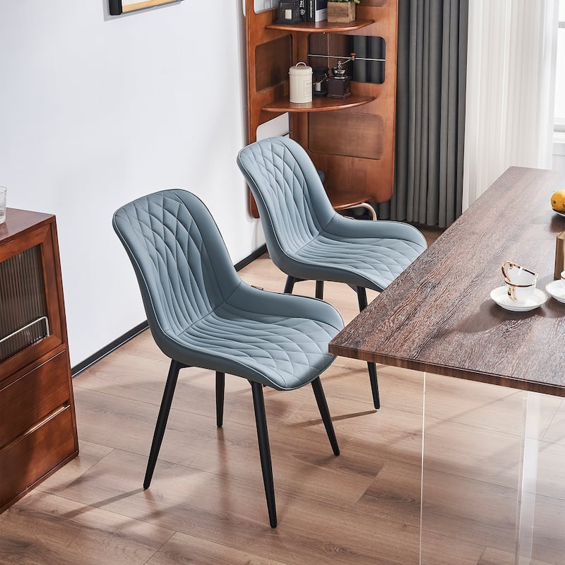 Modern Dining Chairs Set of 2 Upholstered Dining Room Chairs