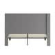 preview thumbnail 29 of 93, Tufted Upholstered Nailhead Trim Platform Bed