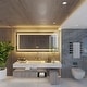 preview thumbnail 7 of 14, LED Mirror for Bathroom Vanity Dimmable Illuminated Mirror Wall Anti-Fog - 60”x31”