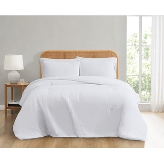 Truly Soft Textured Waffle Comforter Set - On Sale - Bed Bath & Beyond ...