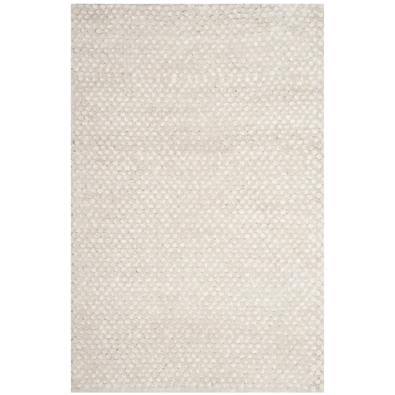 SAFAVIEH Handmade Saint Shantell Shag Yuiko Solid Polyester Rug