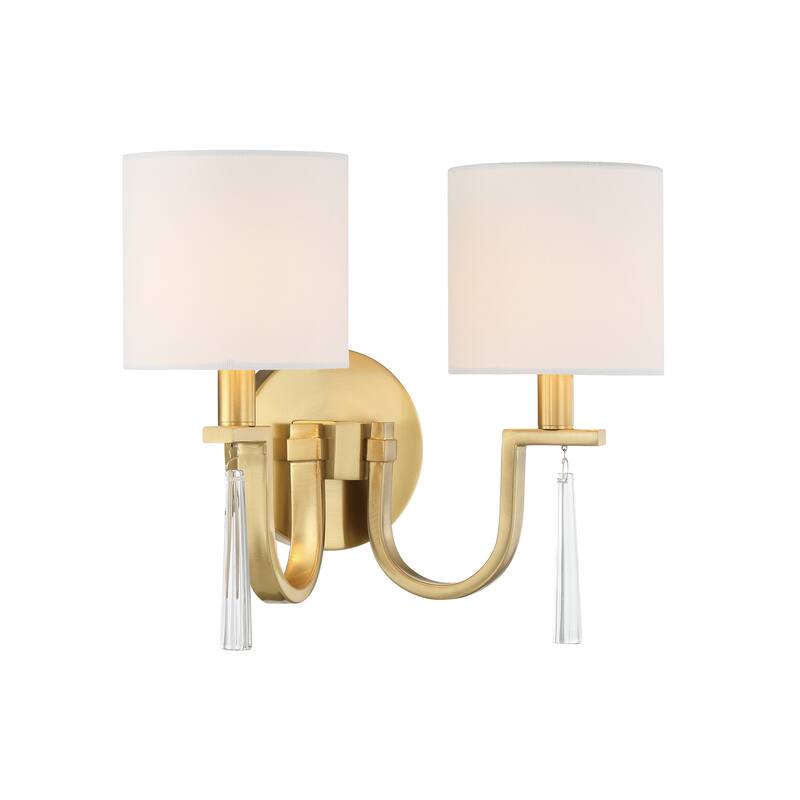 Craftmade 58262 Fortuna 2 Light 11" Tall Wall Sconce