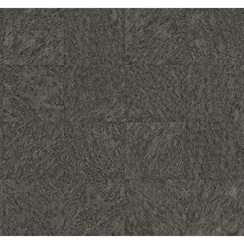 A-Street Prints Flannery Espresso Animal Hide Wallpaper
