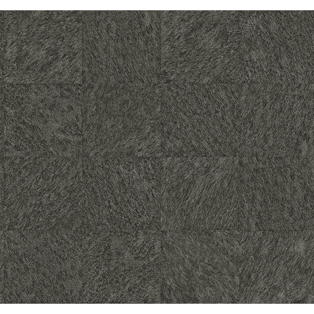 A-Street Prints Flannery Espresso Animal Hide Wallpaper