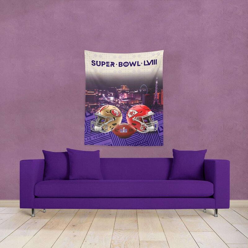 NFL Super Bowl SB58D Vegas Poster Wall Hanging - 34"x40"