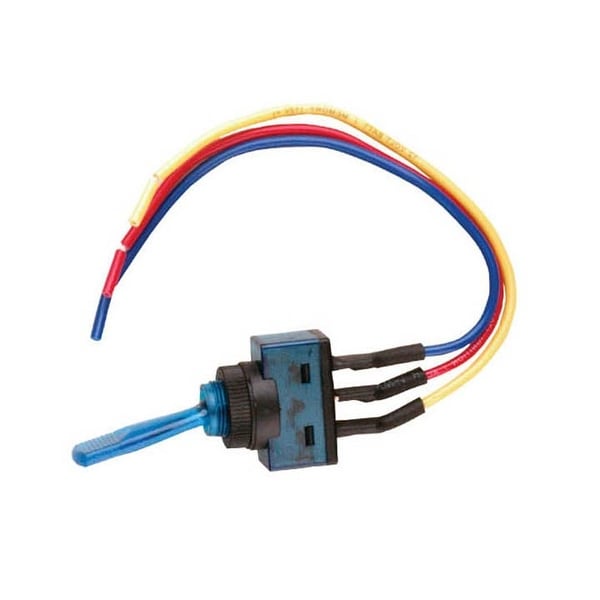 Nippon is-ec-it1220blu nippon illuminated toggle switch with 6 lead wire blue