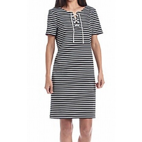 black and white dress size 16