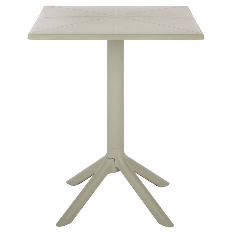 SAFAVIEH Outdoor Living Stella Square Bistro Table - 24"W x 24"D x 30"H - Green