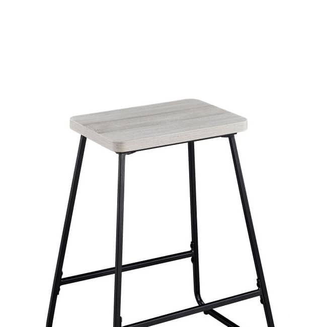 Steve Silver Callen Weathered Driftwood Counter Stool - Set of 2