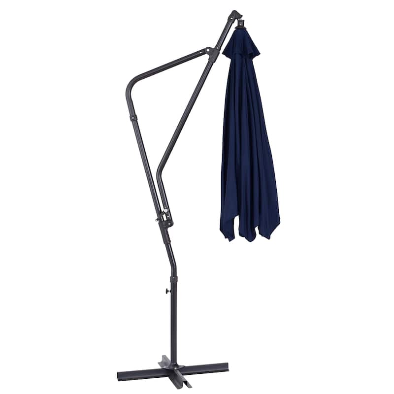 CorLiving 10ft Cantilever Patio Umbrella, Tilting