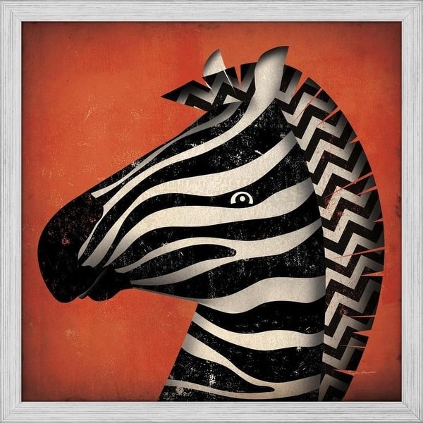 Shop Easy Art Prints Ryan Fowler S Zebra Wow Premium Canvas Art