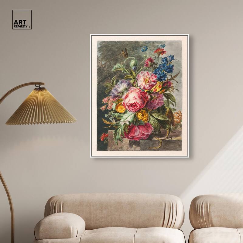 Stilleven Met Bloemen Canvas by Art Remedy