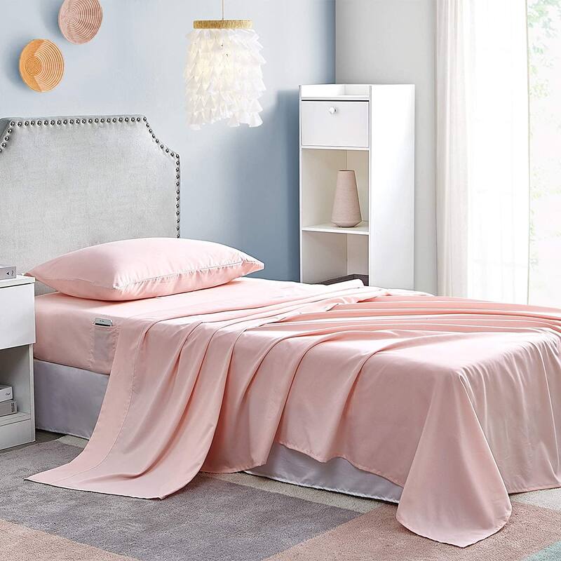 BYB Bedside Pocket Bed Sheet Set