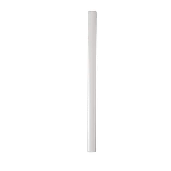1x8 Antiek Glossy White Ceramic Pencil Tile Trims | White Pencil Tile