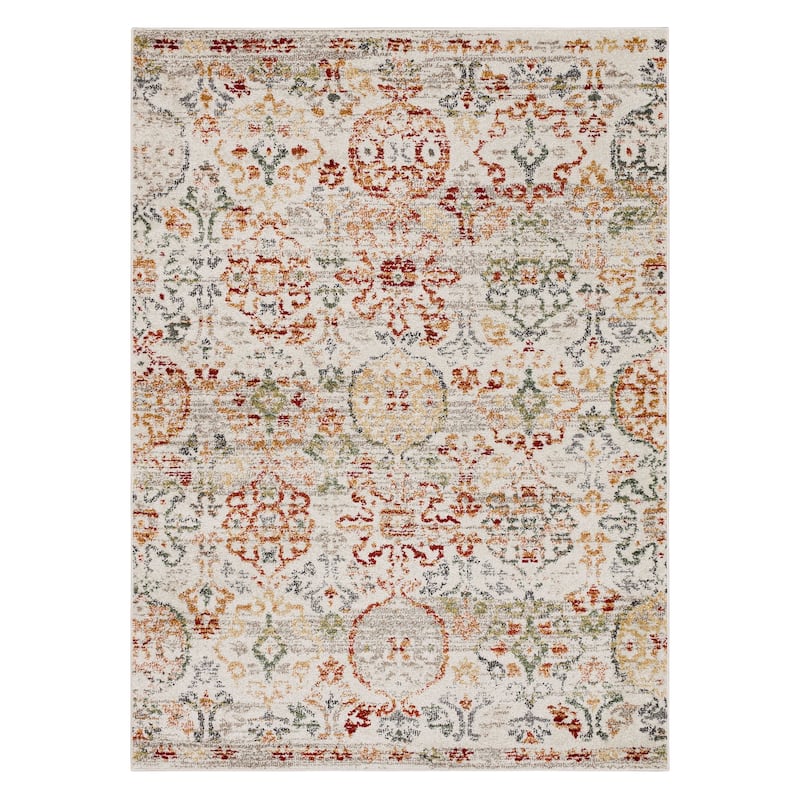 Mohawk Home Hancock Ornamental Area Rug - 3' 11" x 6' - Red - Runner/Rectangle