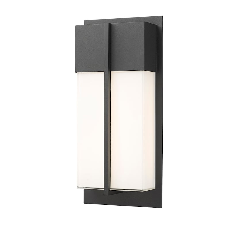 Z-Lite 5014S-LED Nyx 13" Tall Marine Grade Outdoor Wall Sconce - Black