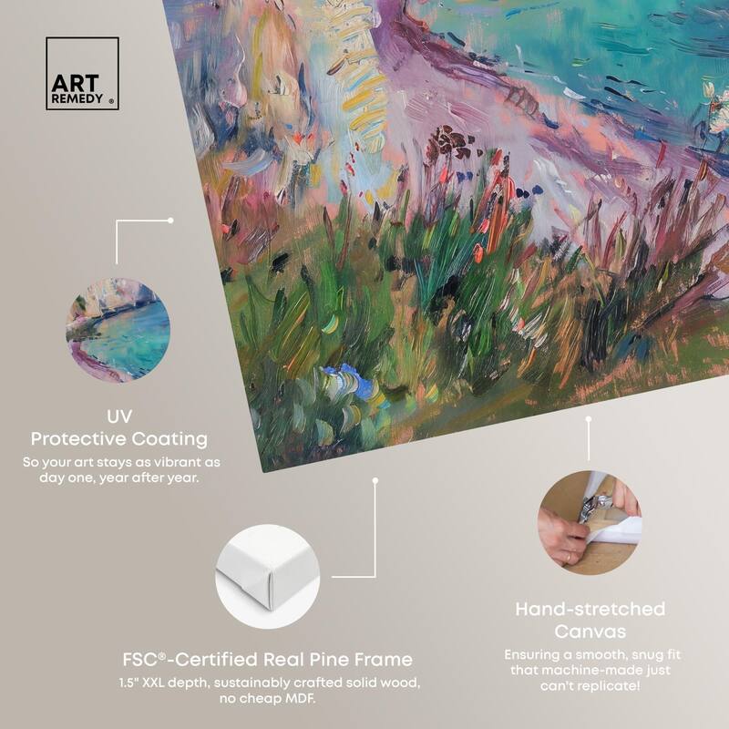 Cliffs of Etretat Canvas by Art Remedy, Gallery Wrapped