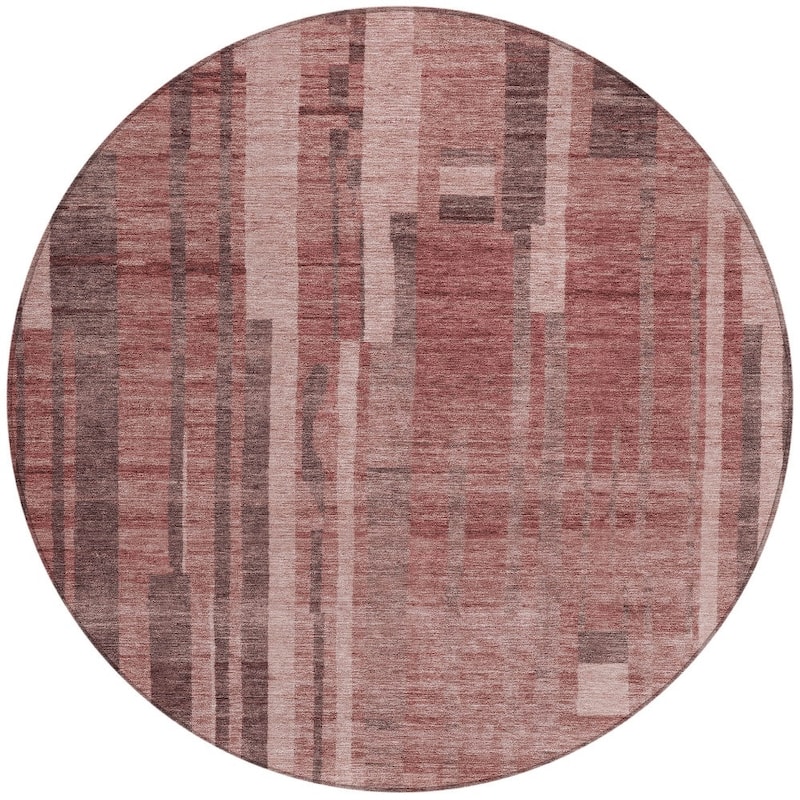 HomeRoots Striped Transitional Rectangle Outdoor Rug
