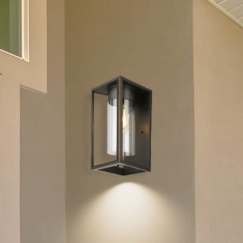 Shimik Oil Rubbed Bronze Outdoor Wall Light by Havenside Home