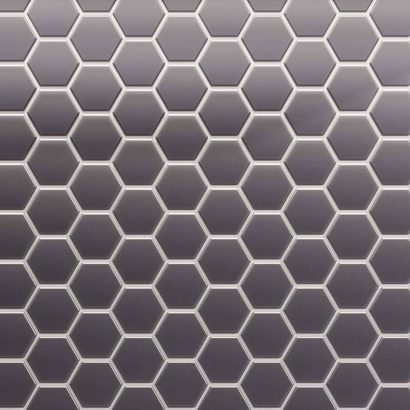 Cruz Bay Studio MKT2854 3" Beehive - 10" x 12" Geometric Floor and - Carbon Matte