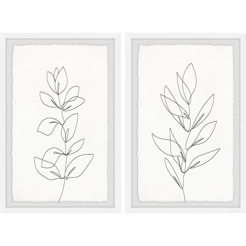 Where Leaves Blossom Diptych