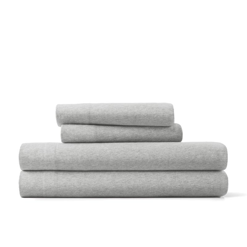 Ultra Soft 4 Piece Cotton Jersey Knit Sheet Set