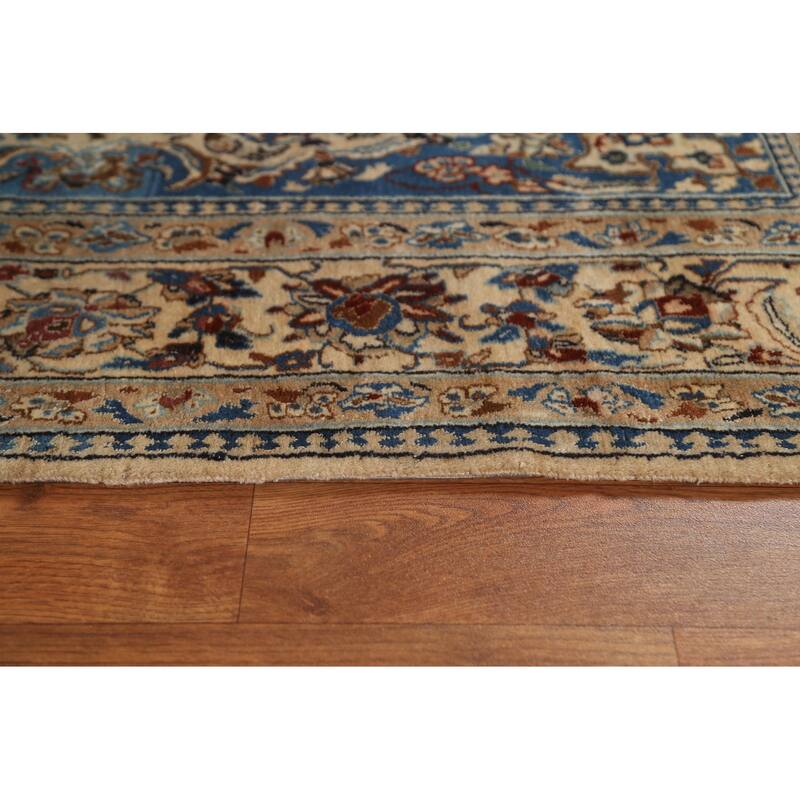 Clearance Antique Floral Nain Persian Wool Area Rug Hand-knotted - 3'10" x 6'6"