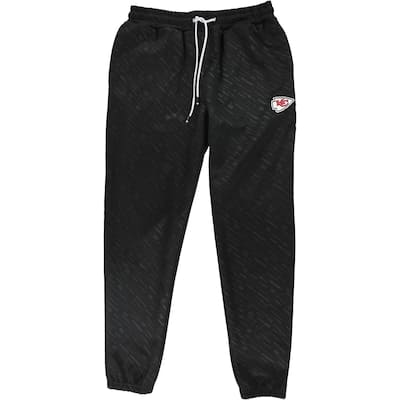 Tommy Hilfiger Mens Kansas City Chiefs Athletic Jogger Pants,, Black, Medium
