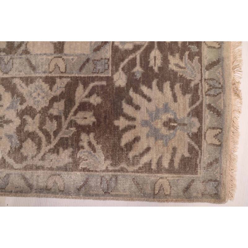 ECARPETGALLERY Hand-knotted Jules Serapi Light Grey Wool Rug - 7'11 x 9'10