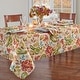preview thumbnail 1 of 4, Gourd Gathering Fall Printed Tablecloth 52"x70" - Multi