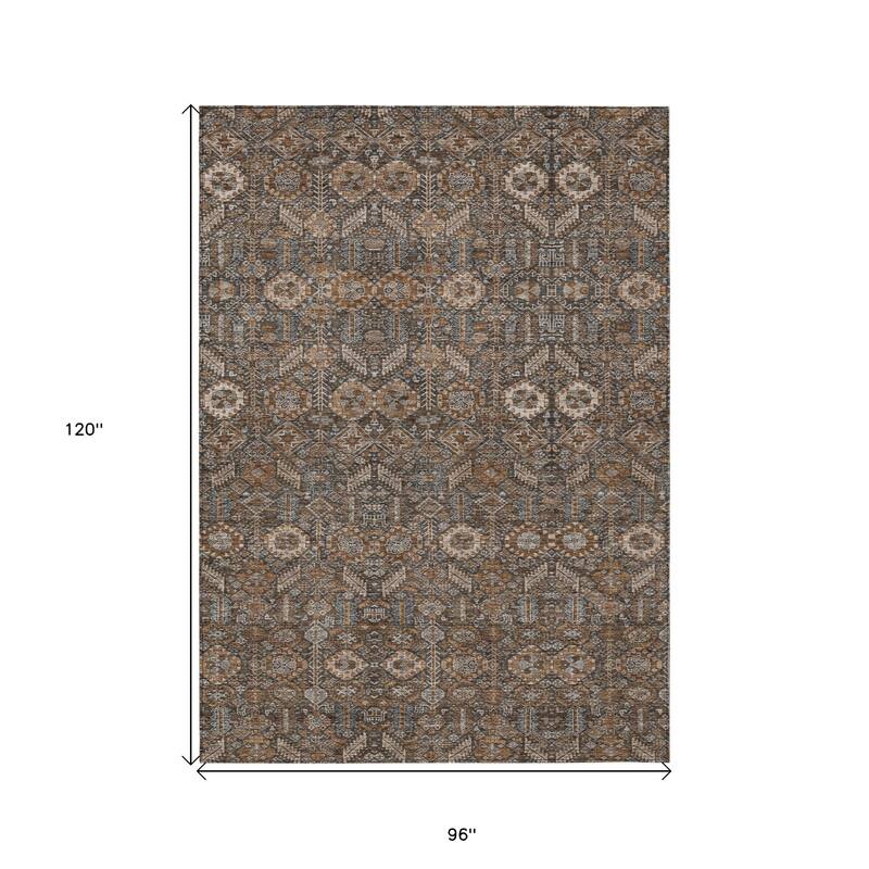 Almov Botanic Elegance Weather Resistant Versatile Elegance Outdoor Rug