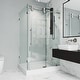 preview thumbnail 77 of 97, VIGO Winslow Frameless Sliding Shower Enclosure