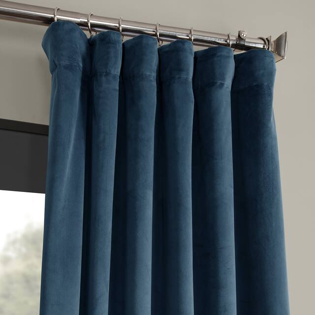 Exclusive Fabrics Signature Velvet Blackout Curtain (1 Panel)