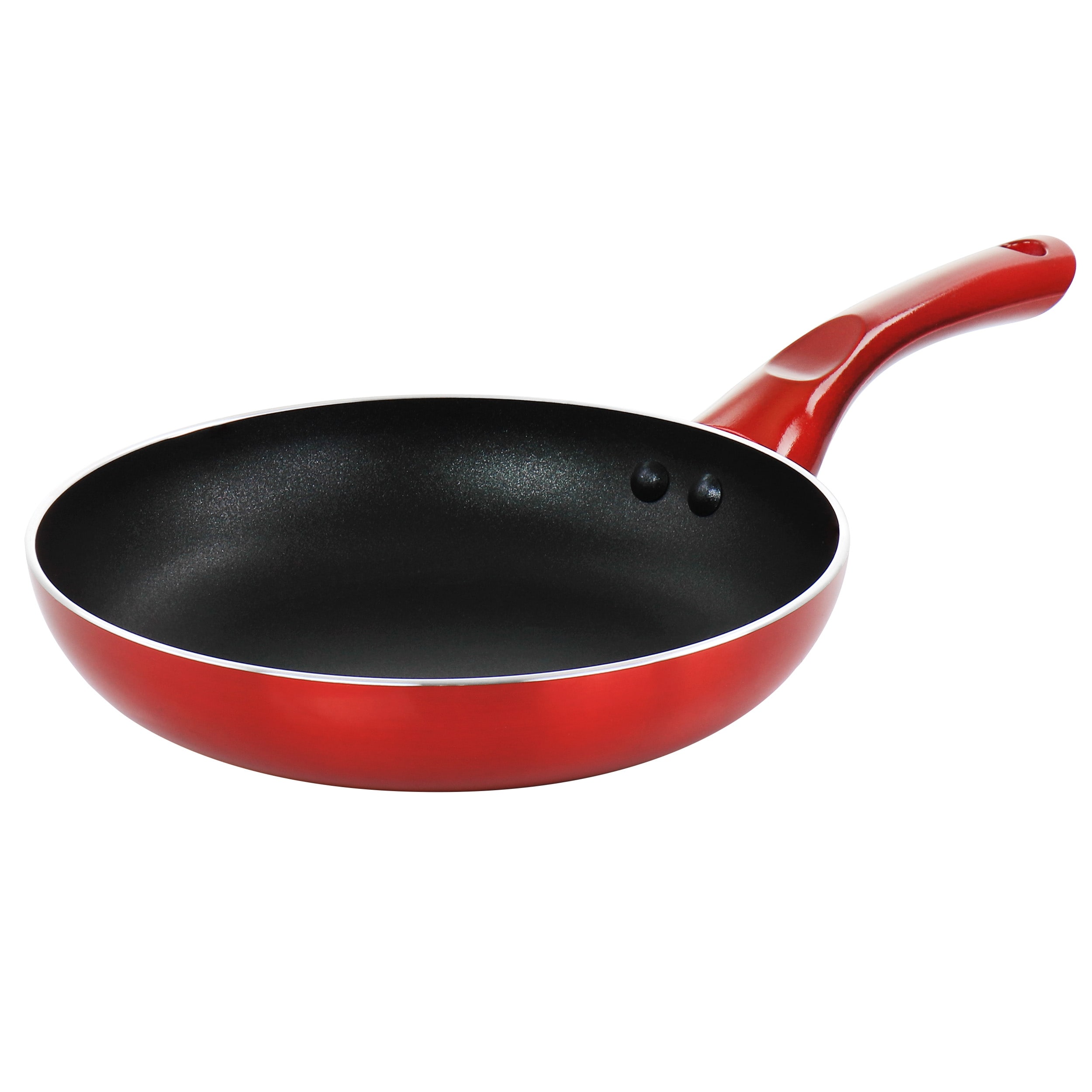 Better Chef 12 Silver Metallic Non-Stick Gourmet Fry Pan - Red - 20587750