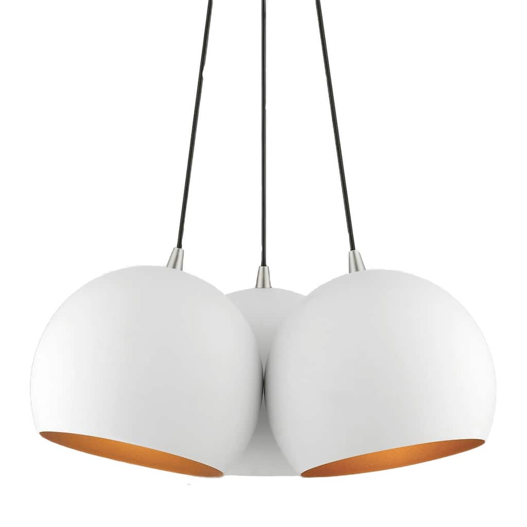 Livex Lighting 43393 Piedmont 3 Light 22" Wide Multi Light Pendant