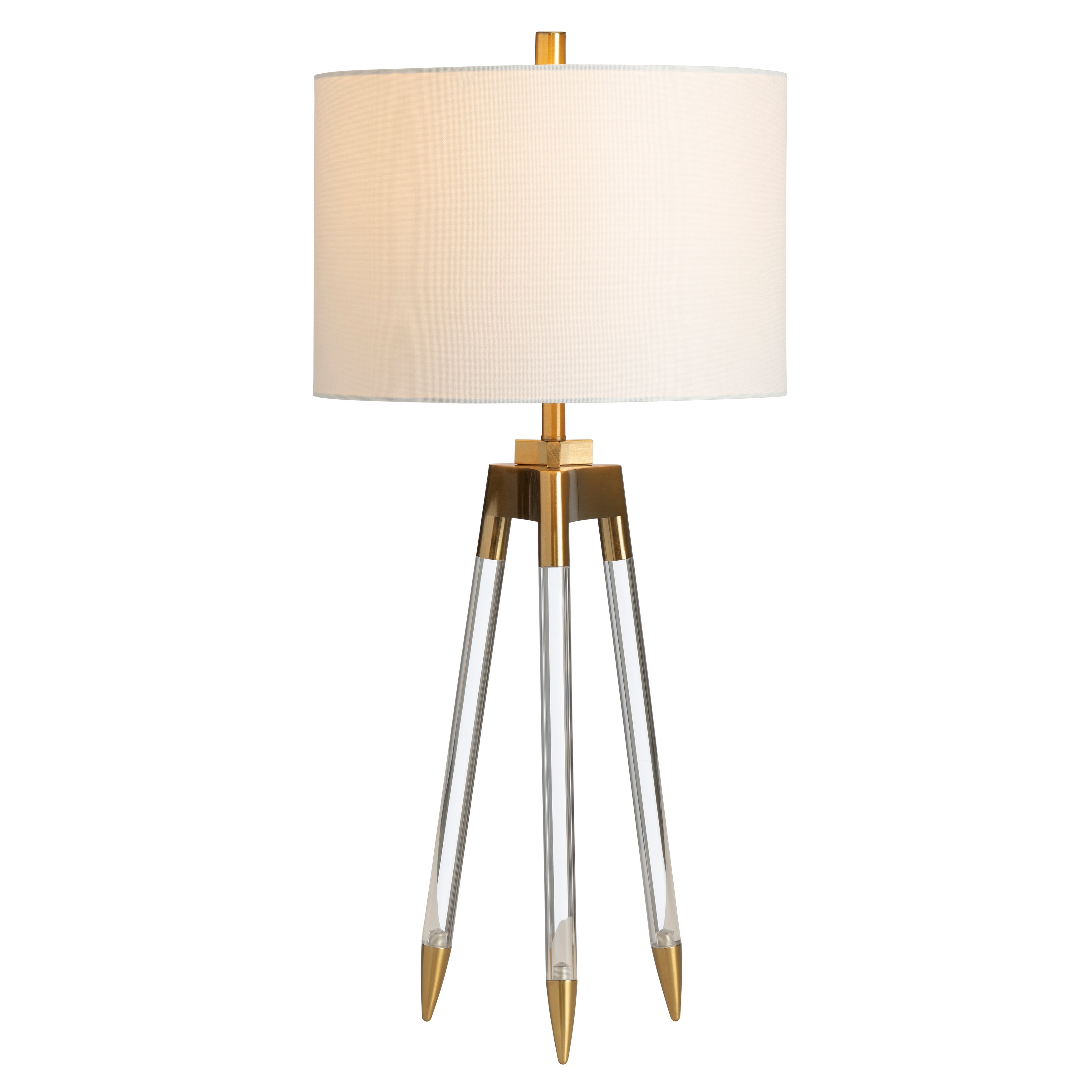 Acrylic tripod outlet floor lamp
