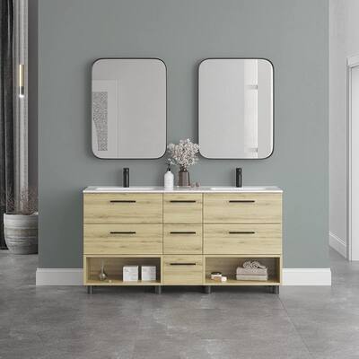 Georgia 60" Vanity Base Cabinet | 60 X 33,5 X 21,5 in