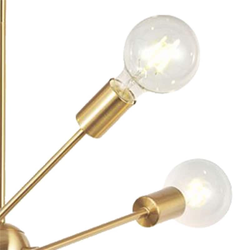 8-Light Mid-Century Sputnik Chandelier