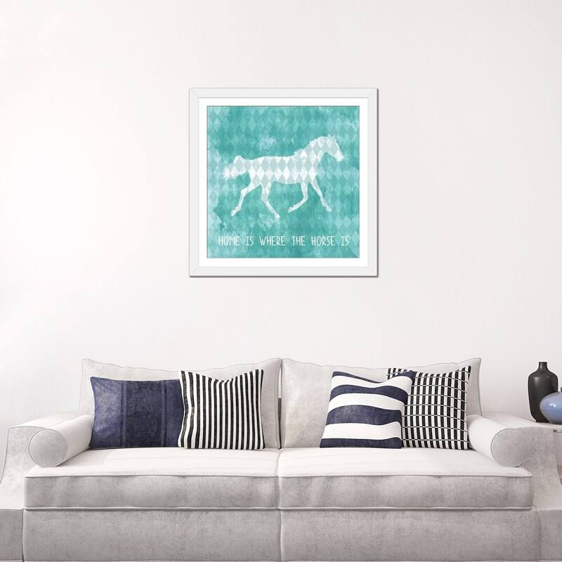 iCanvas "Horse Silhouette II" by Erin Clark