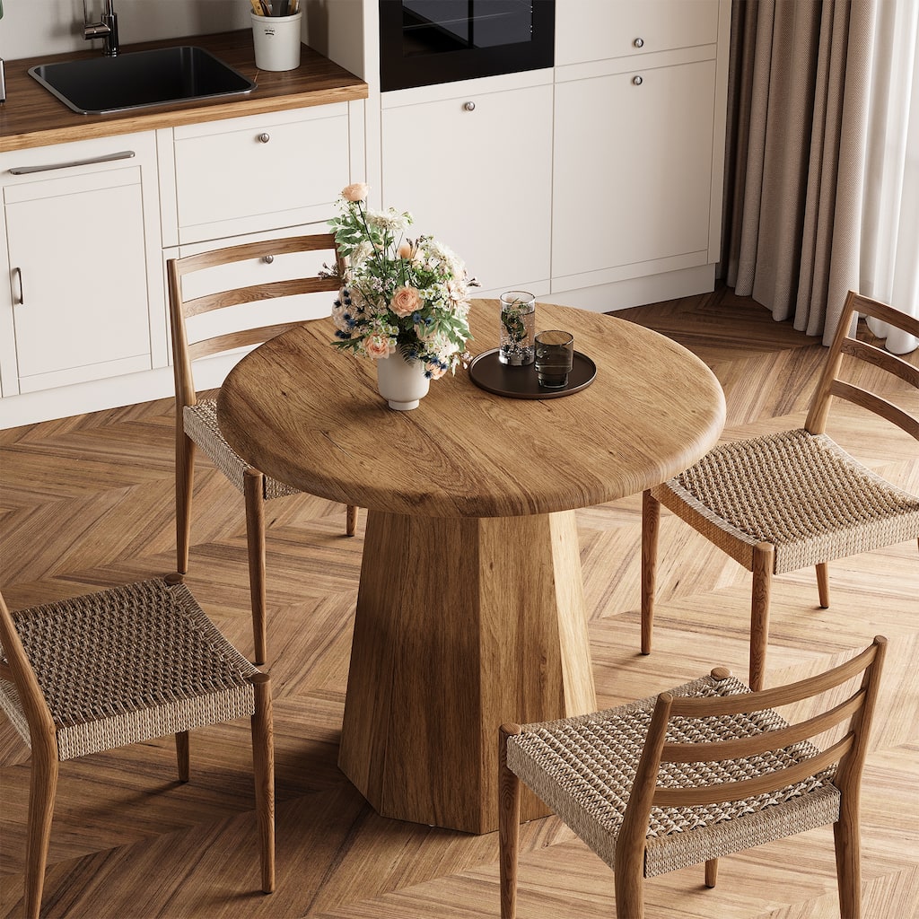 31" Round Pedestal Dining Table