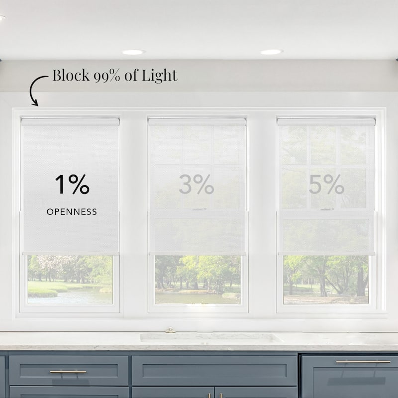 CHICOLOGY Solar Snap-N'-Glide Cordless Roller Shades