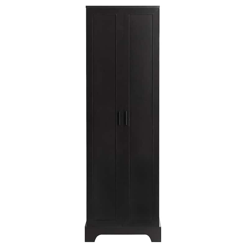 Versatile Storage Cabinet with Adjustable Shelves, Anti-Tipping Design and Spacious Interior for Bathroom, Diningroom and More