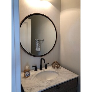 Holly & Martin Tobin Limed Burnt Oak and Marble 32-inch Bath Vanity Sink